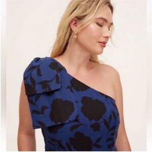 Kate Spade X Target Floral Single Shoulder Wide Leg Pant Suit Linen Jumper | NWT